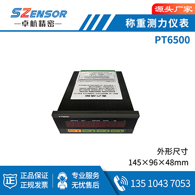 稱(chēng)重顯示儀表 PT6500